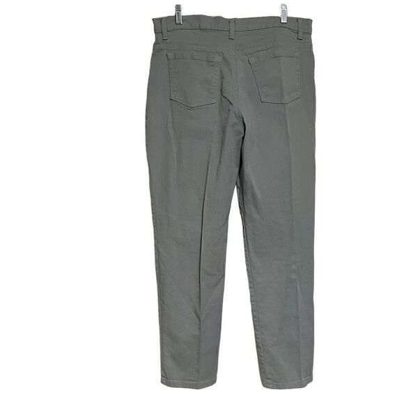 Gloria Vanderbilt Amanda Jeans Women's Sz 14 Grey Tapered Leg Classic Rise Denim - Picture 6 of 8